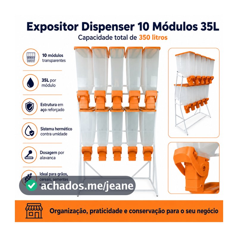 Porta Ração Expositor Dispenser Slim Armazenador Cães Cereais Grãos Durapets 10KG a 13KG
