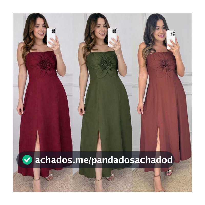 vestidos femenino midi com flor para verao festa confortable elegante