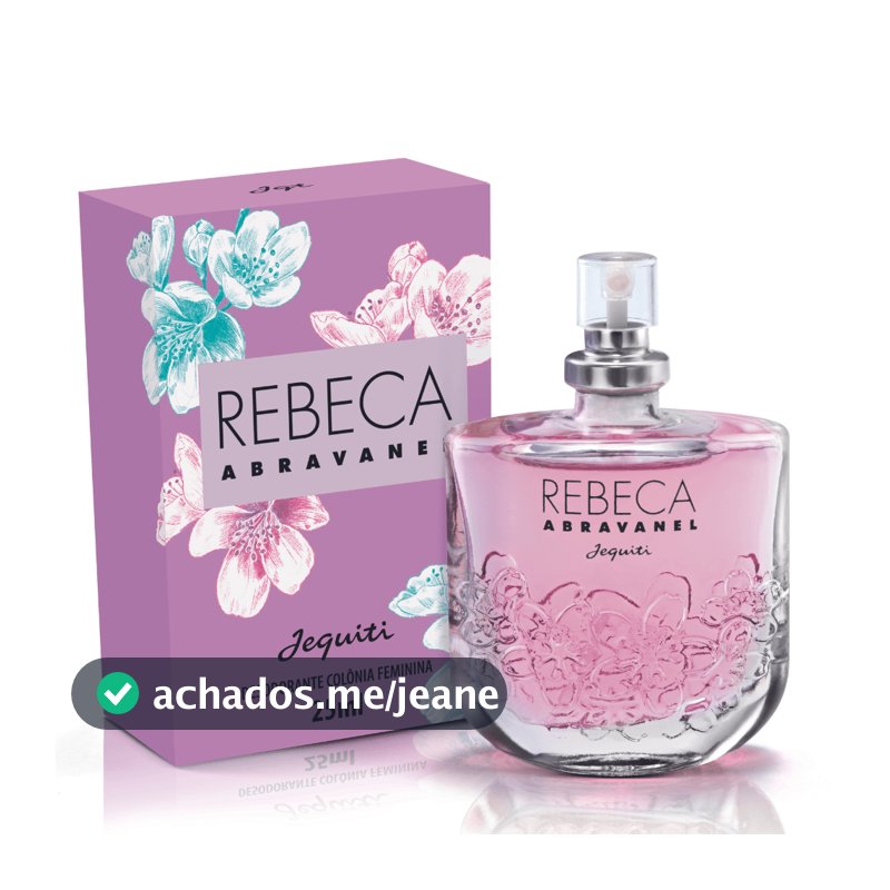 Colônia feminina jequiti Rebeca abravanel 25ml
