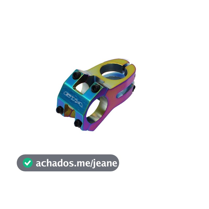 Suporte Mesa de guidão Direçao em alumínio aheadset 45mm Mtb Bmx 0° 31.8mm GTA CORES