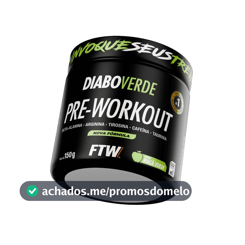 Pré Treino Diabo Verde Pre-Workout 150g - FTW