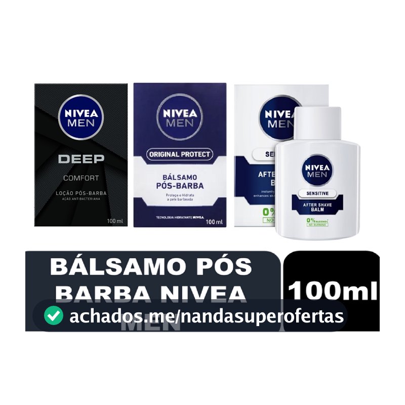 Loção Pós Barba Bálsamo Nivea Men 100ml