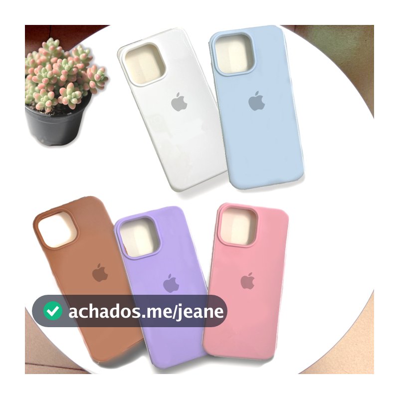 Capa de silicone com toque suave proteção completa adequada para iPhone 11 12 13 14 15 Pro Max Plus