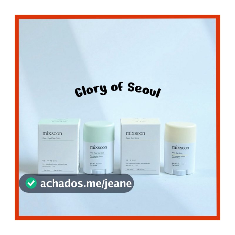 [MIXSOON] Sun Stick, 15g | 2 Type (Bean / Cica-Hyal) SPF 50+ PA++++