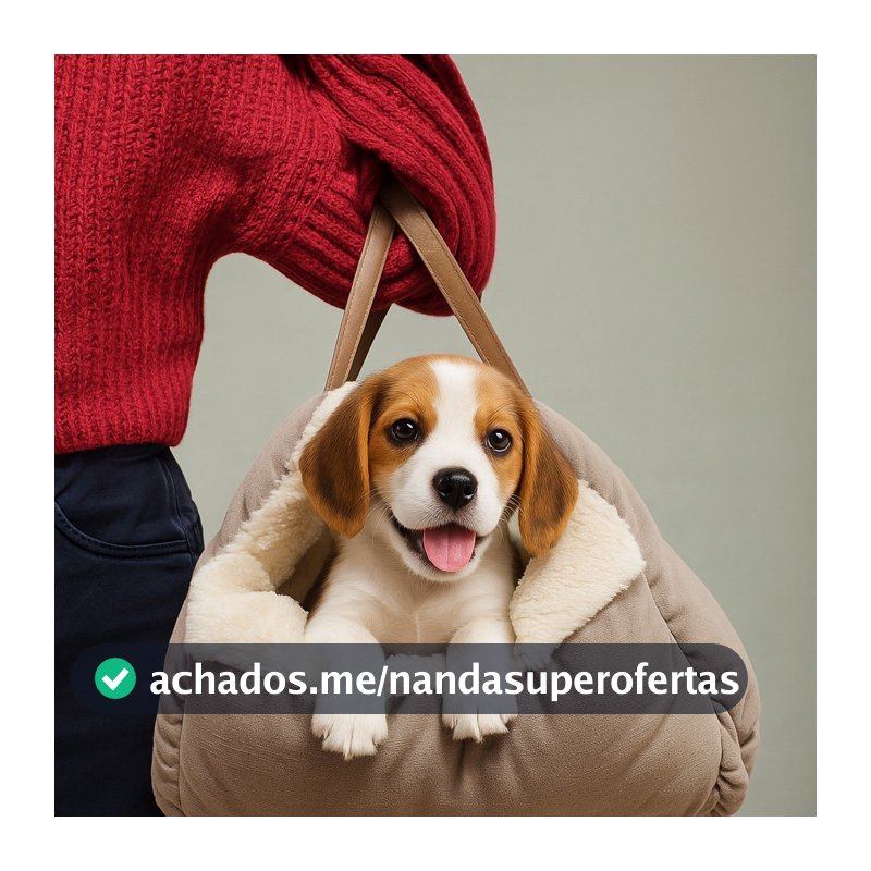 Cama Bolsa Pet Portátil e Multifuncional para Casa e Viagem Super Confortável com Alça