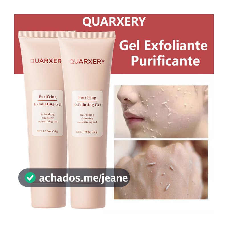QUARXERY Esfoliante Facial, Esfoliante Corporal, Gel de Limpeza Facial - Gel Exfoliante Purificante