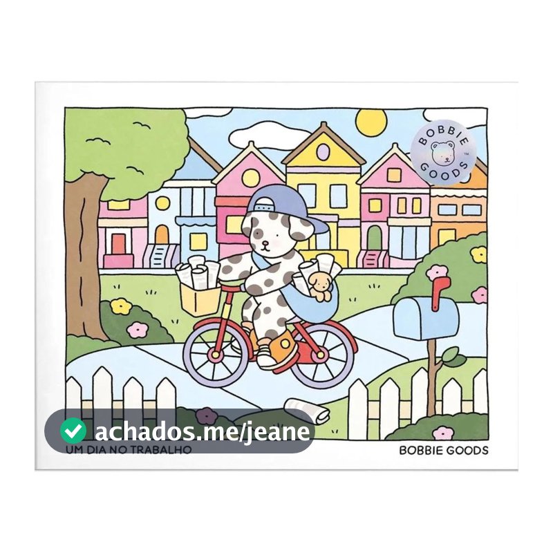 Um dia no trabalho | Livro de colorir oficial Bobbie Goods