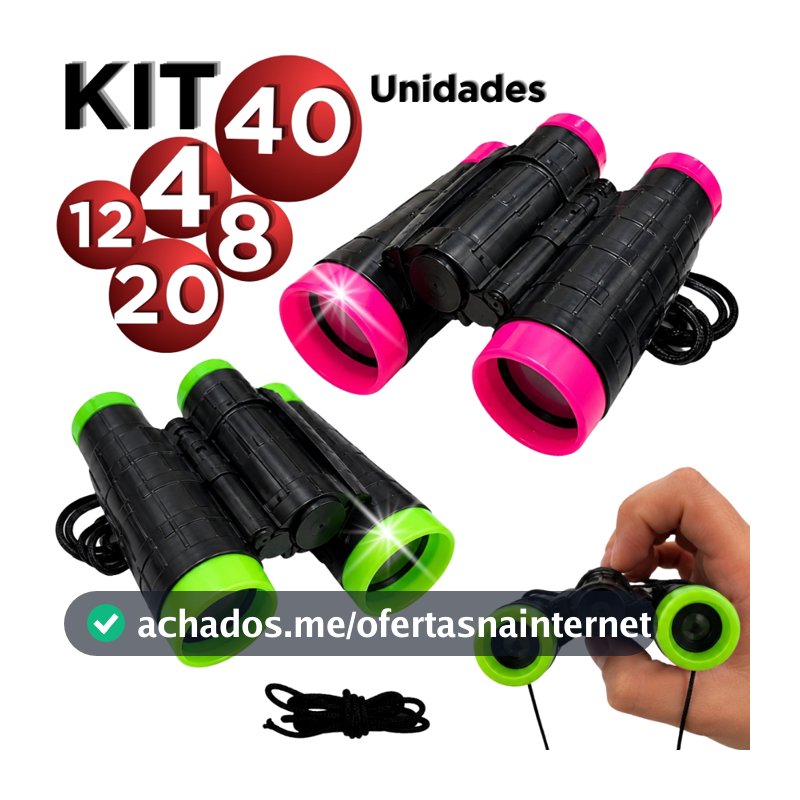 Binoculo Infantil C/ Lente Lembrancinha Aniversário