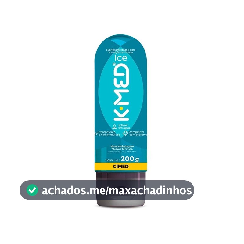 Lubrificante Íntimo K-med Ice 200g