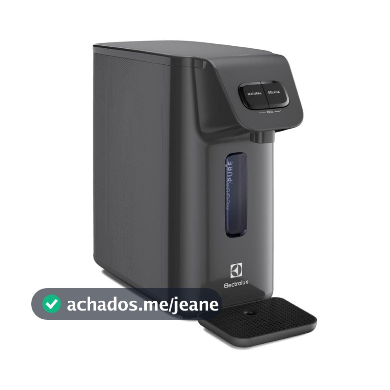 Purificador Electrolux Eletrônico Compacto Efficient Painel Mecânico Bivolt Cinza (PE15X)