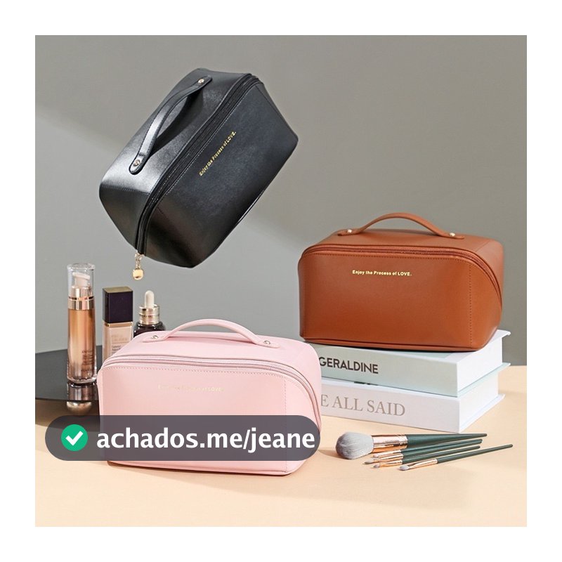 Necessaire Organizador Cosmético Maquiagem Feminino Para Viagem Em Alto Qualidade
