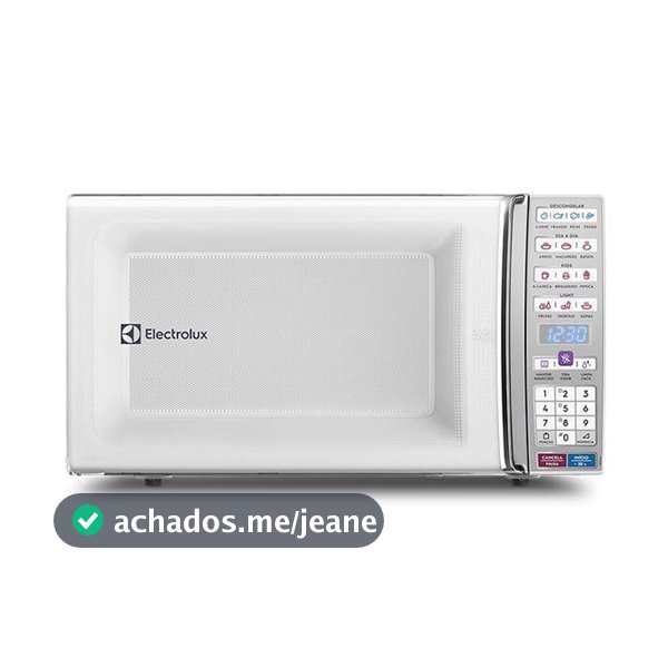 Micro-ondas Electrolux 34L Branco com Função Tira Odor e Manter Aquecido (MEO44)