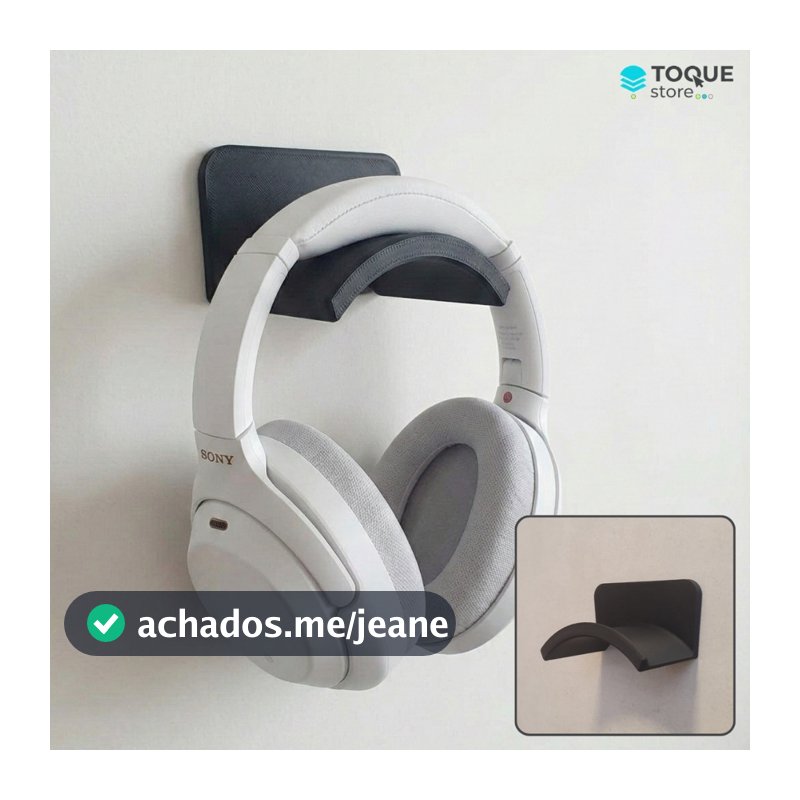Suporte De Parede Fone Headset Headphone Gamer - Minimalista, Acessório, PLA Premium