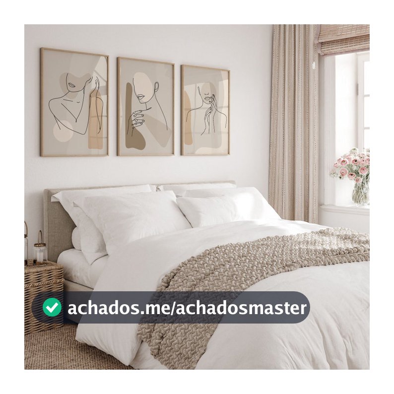 Quadro Decorativo Abstrato mulheres linhas , decoração casa Quadro Decorativo linhas Minimalistas tamanho grande Decoraç