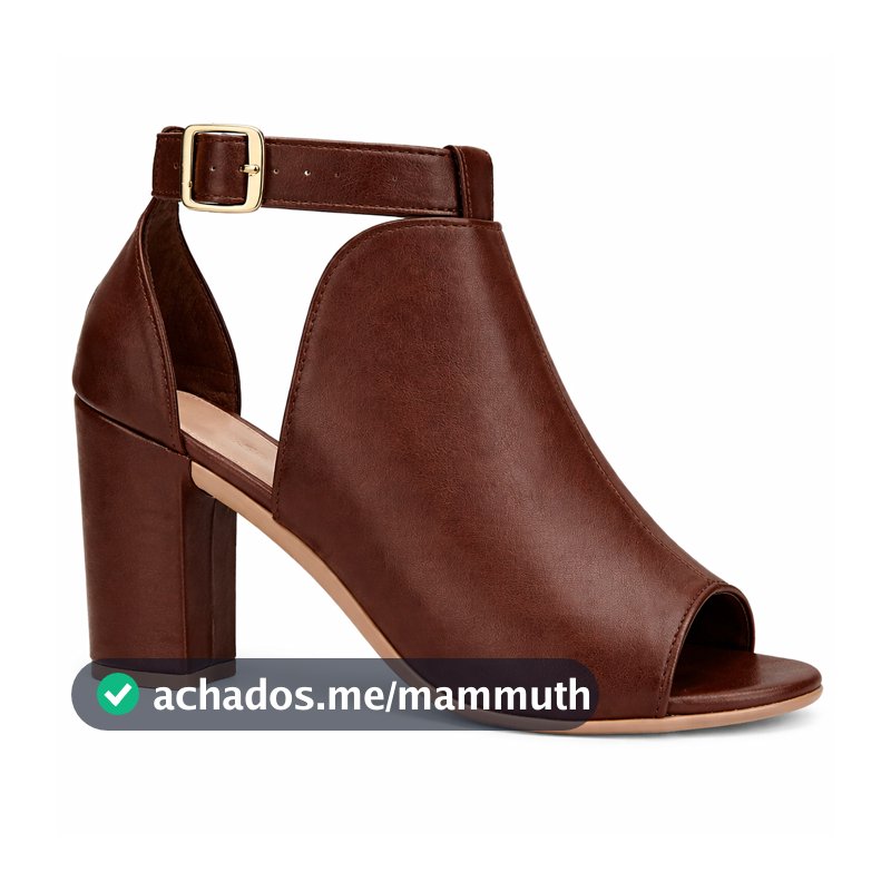 Sandália Feminina Ankle Boots Zamarini Salto Grosso Confortável Elegante Moda Estilo