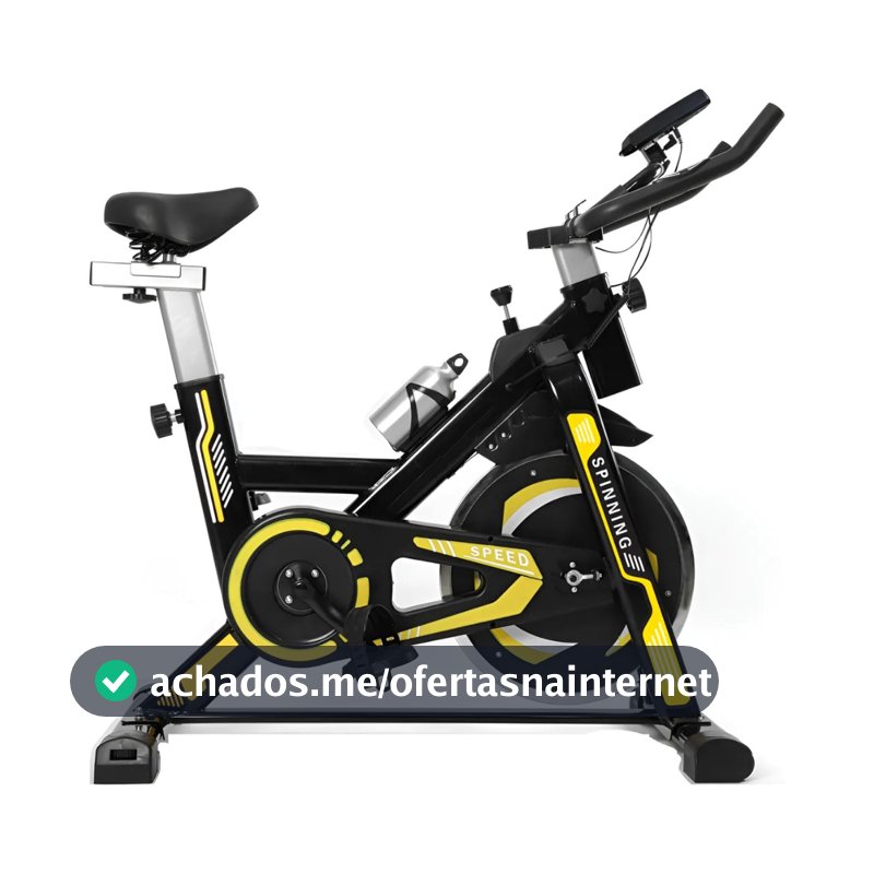 Bicicleta Spinning Ergométrica Exercício Profissional Monitor suporta até 150kg Academia 1.90m