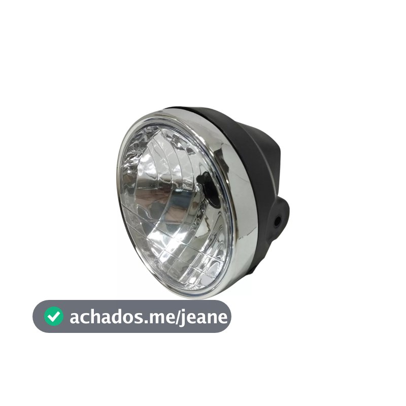 Farol Completo Aro Cromado Honda CG 150 Fan Titan Sport Todos os anos e modelos
