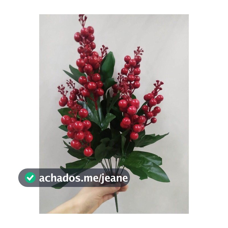 buquê com 10 azevinho para decoração de natal,árvore de natal, enfeite para decoração