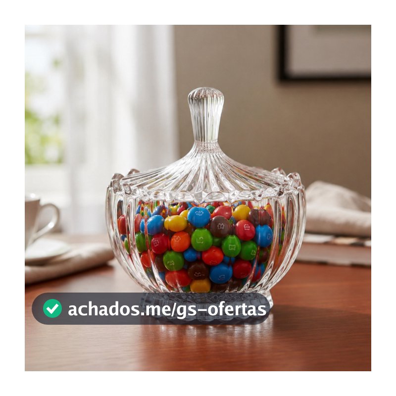 Bombonieres 200ml Elegantes De Vidro com Tampa para Doces e Guloseimas