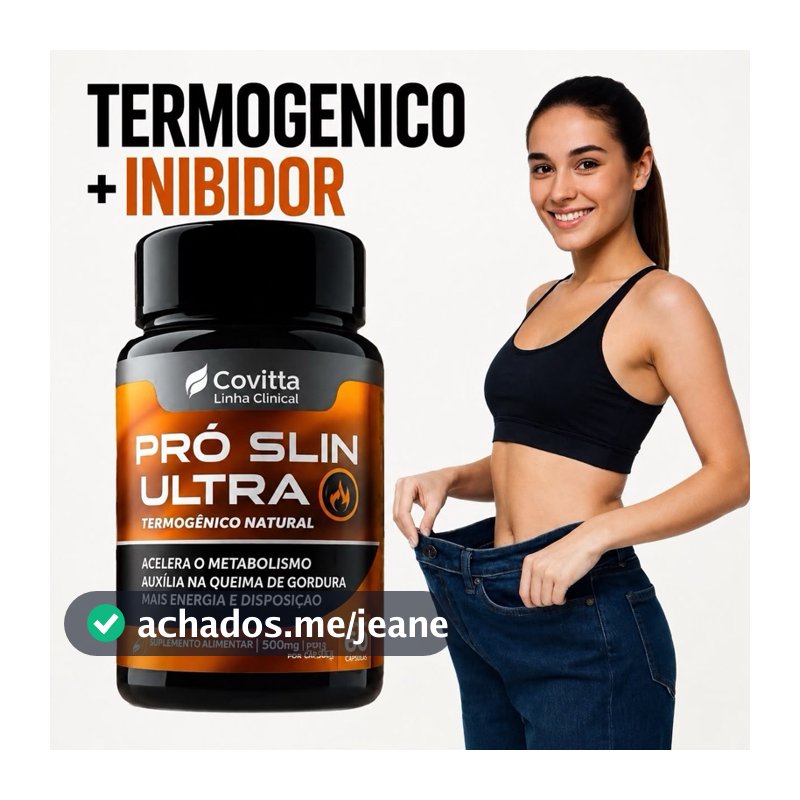 Suplemento Termogênico Ultra 60 Cápsulas | Cafeína, Taurina, Guaraná e Cromo + Vitaminas C e E