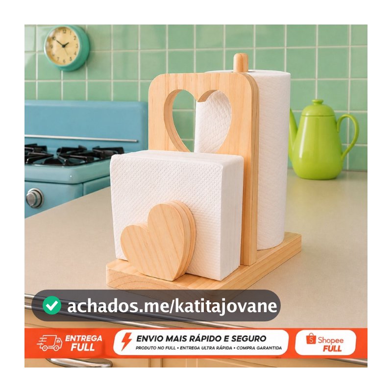 Porta guardanapos e porta Papel toalha multiuso decorativo cozinha gourmet decoracao natal