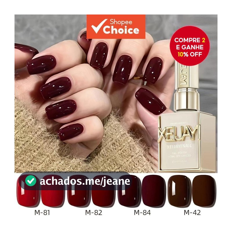Conjunto De 4 Esmaltes Vermelhos Magnéticos 15ml Para Unhas, Com Ferramentas De Arte Uv Led Para mulheres