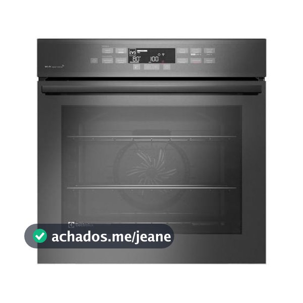 Forno de Embutir Electrolux Elétrico 80L Expert com VaporBake e Wi-fi Cinza (OE8EW)