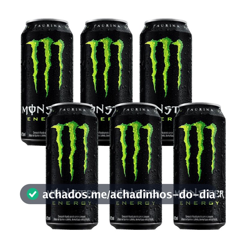Energético Monster Energy Original 473ml - 6 Unidades