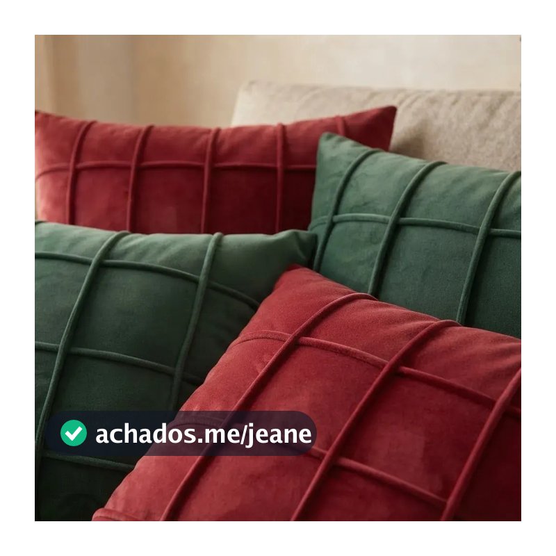 Kit Capas De Almofada Natal 45x45cm Suede Veludo Macio Sofá Almofadas Decorativas Especial  Natalina