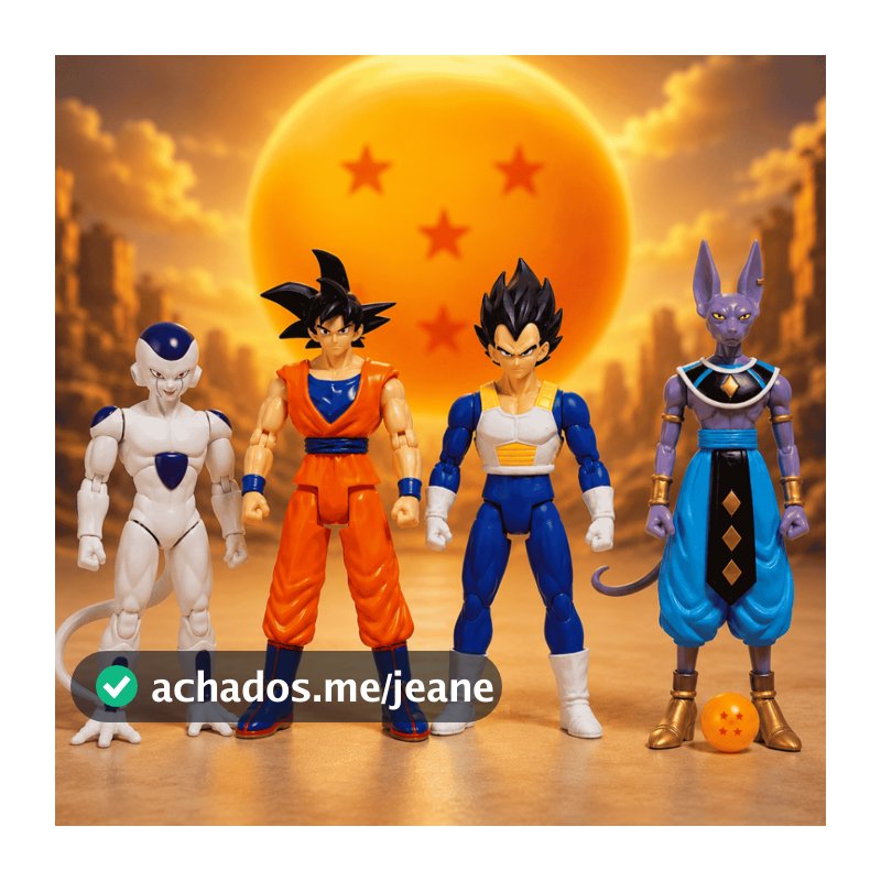 Bonecos Goku Vegeta Freeza Bills Action Figure Articulado Dragon Ball Z Super Modelos Colecionáveis