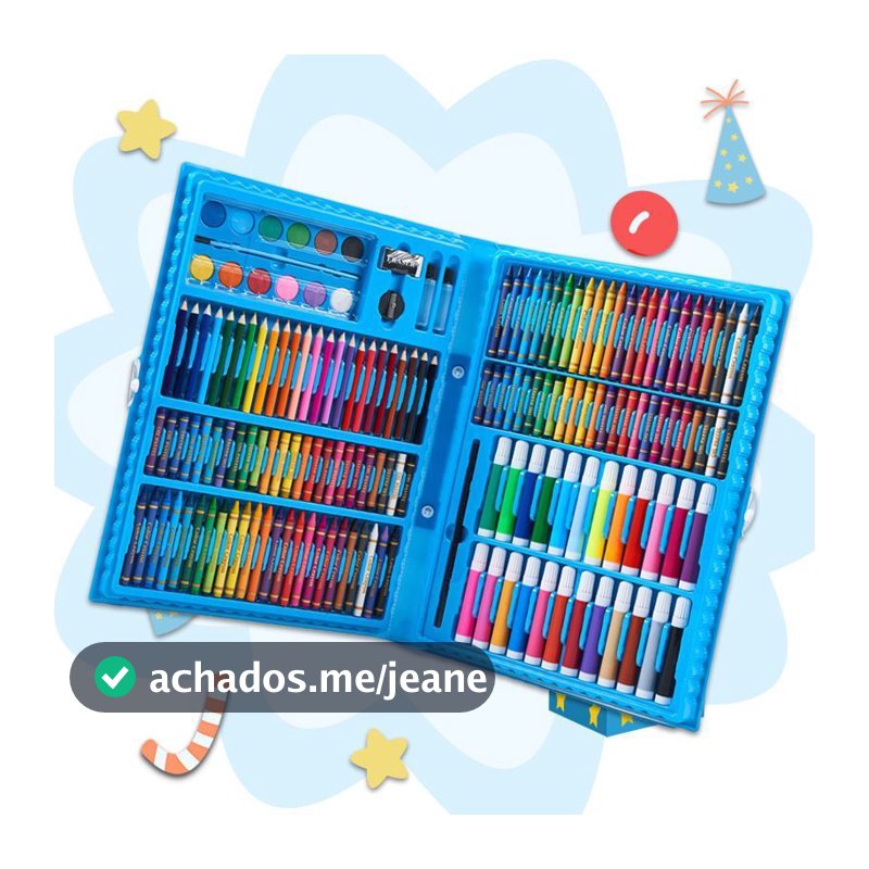 Maleta De Pintura Infantil Estojo VÁRIOS MODELOS / Para Colorir