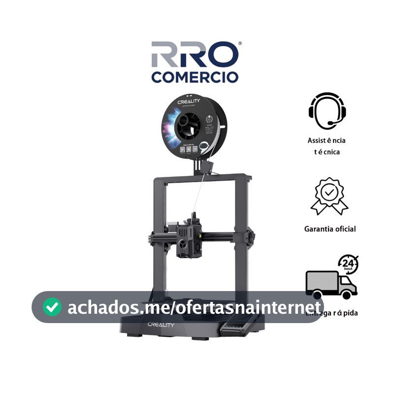 Impressora 3D Creality Ender-3 V3 KE - Velocidade Ultrarrápida 500mm/s Touch Screen -127-220V