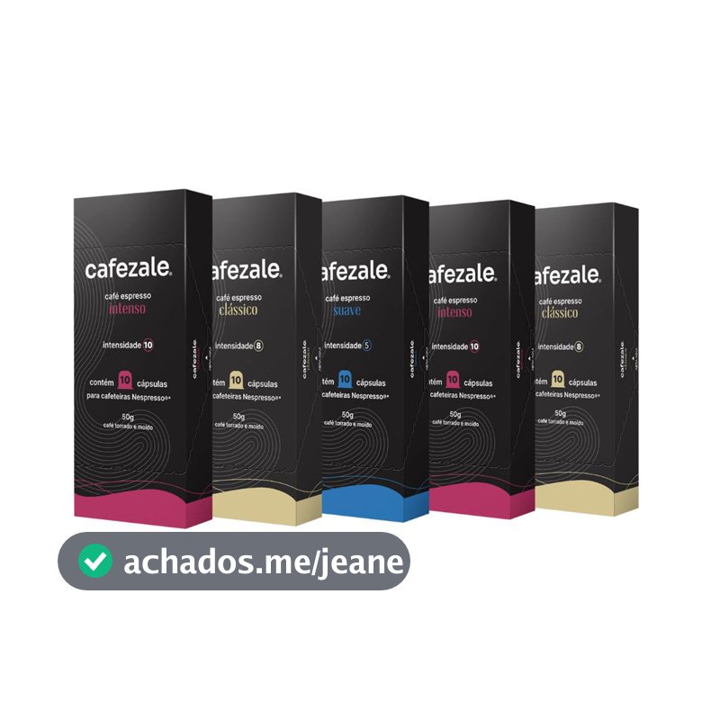 50 Capsulas Compativeis Nespresso Cafe Cafezale