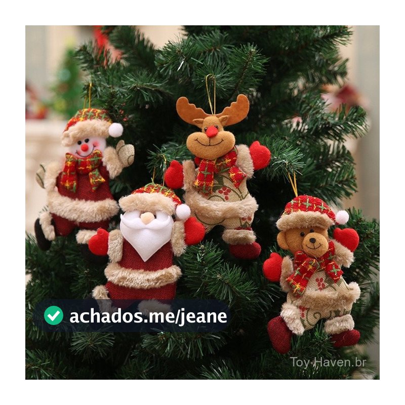 Decoração de Árvore com Pendente de Chifre de Alce de Natal para Celebração de Ano Novo 2025 em Casa JGGD