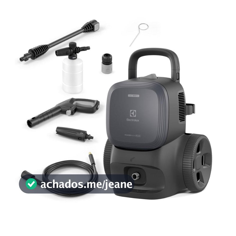 Lavadora de Alta Pressão Electrolux 1850PSI 1500W PowerWash c/ Canhão de Espuma (EWS1850P)