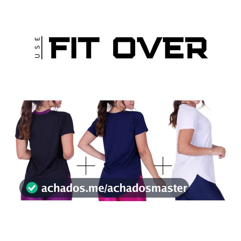 kit 3 blusas tapa bumbum com manga curta fitness academia básica