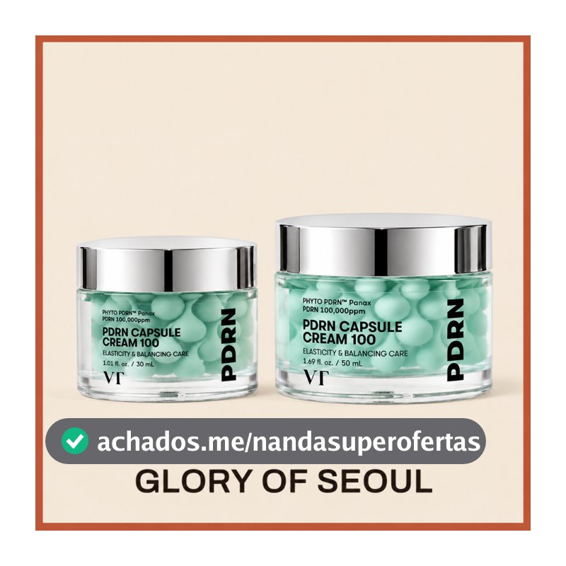 [Novo] Creme Cápsula VT PDRN 100 (50mL , 30ml)
