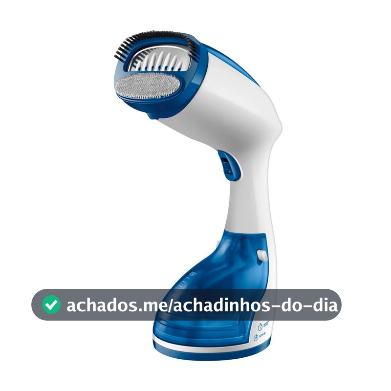 Passadeira a Vapor Portátil Fast Steam VP-09 Branco - 127V