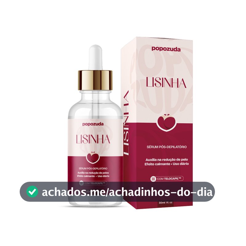 Popozuda Lisinha Redutor de Pelos Corporais com Telocapil
