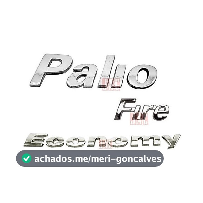 Emblemas Palio Fire Economy - 2011 À 2014