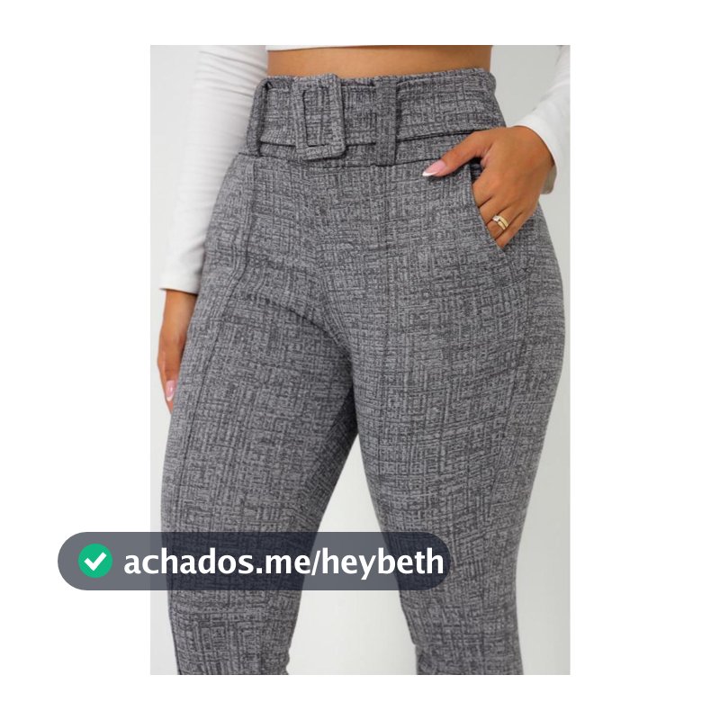 CALÇA leggings feminino  JACQUARD  mesclas tecido linho com cinto fixo com muito elastano
