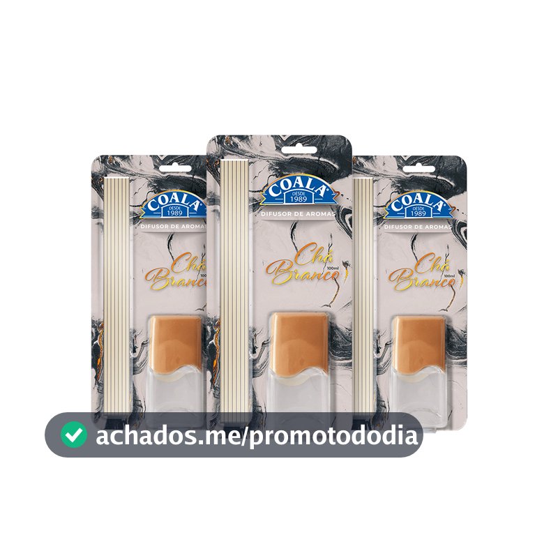 Kit 3 Difusores Coala - Chá Branco