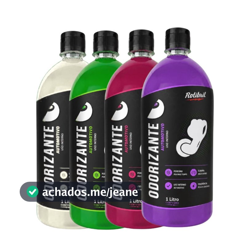 Odorizante Vários Aromas 1L (1und) - Cheirinho Automotivo  e Aromatizador de Ambientes
