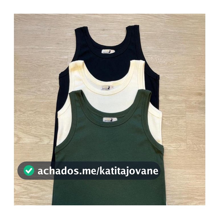 Kit 3 Blusa Regata Feminina Verão Zarah Canelado Ribana Algodão Cores Sortidas