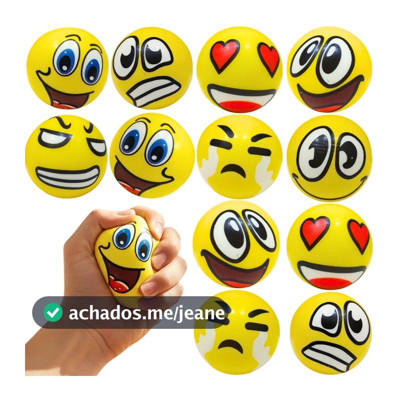 Kit 12 Squishy Bola Bolinha Anti Stress Massagem Fisioterapia Terapêutica Brinquedo P Apertar Espuma