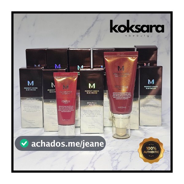 MISSHA M Perfect Cover BB Cream SPF42 PA+++ 20ml / 50ml | Embalagem em Renovação