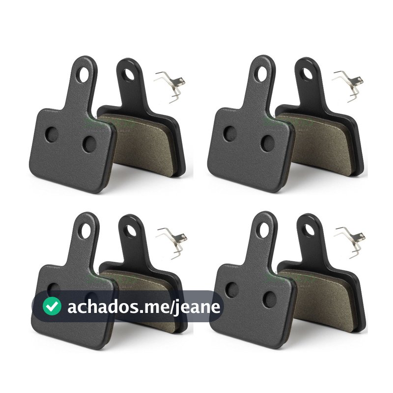 4 Pares De Pastilhas de Freio á Disco Compativel Shimano GTS B01s