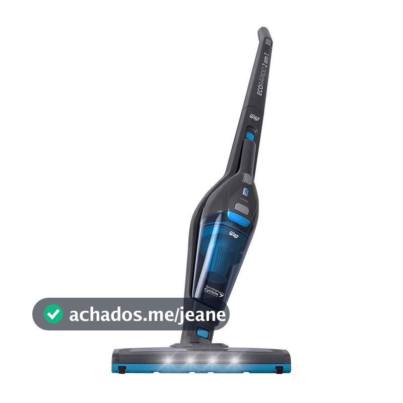 Aspirador de Pó 2 em 1 Sem Fio Eco Rápido WAP