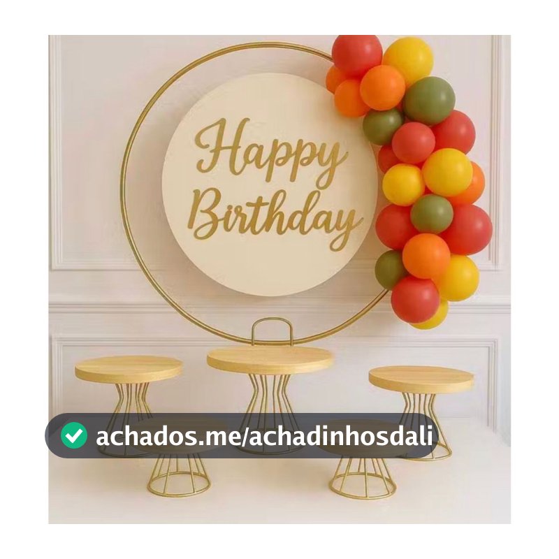 KIT BOLEIRAS + ARCO DECORATIVO PARA MESA