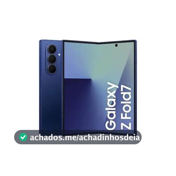 Smartphone Samsung Galaxy Z Fold7 512GB 5G - Azul, Tela dobrável de 8" e 12GB de RAM